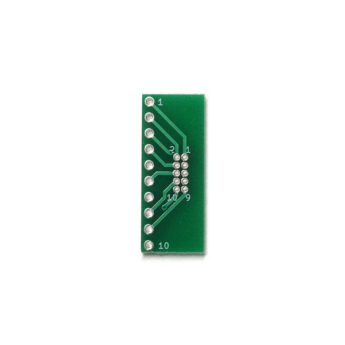 ピッチ変換基板（1.27mm 2×5P⇔2.54mm 1×10P）
