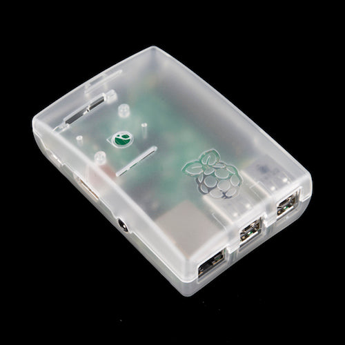 Raspberry Pi Model B+用エンクロージャ(透明)--販売終了