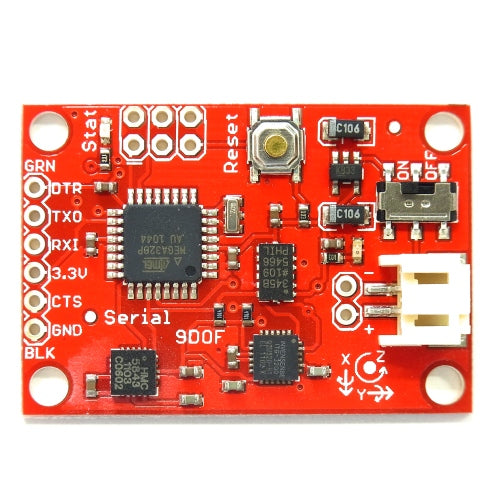 超薄型IMU「9DOF Razor」--販売終了