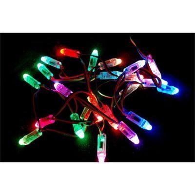 12mm拡散細型デジタルフルカラーLEDストリング(25連結)--販売終了