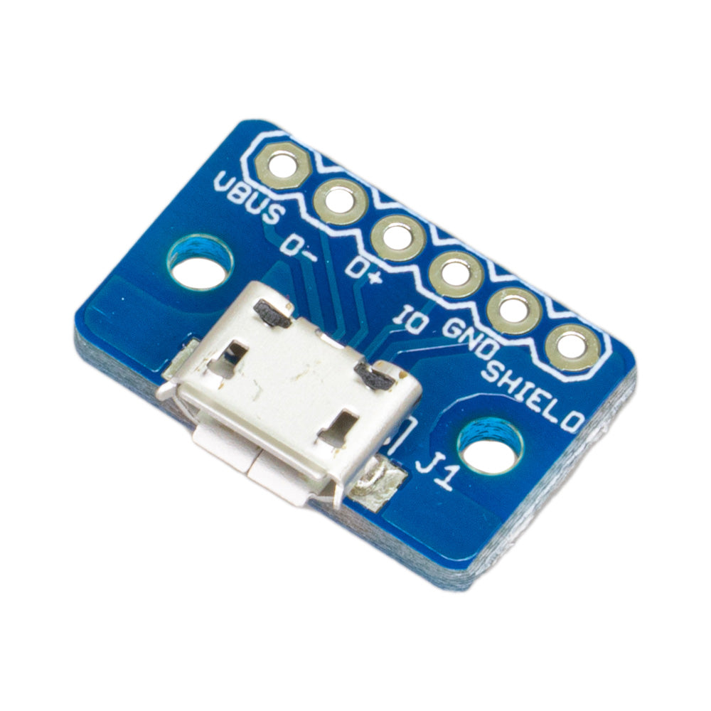 USB microB ピッチ変換基板