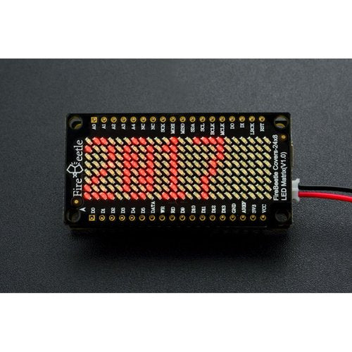 《お取り寄せ商品》FireBeetle Covers-24×8 LED Matrix (Red)