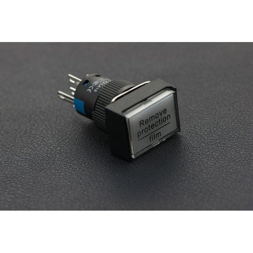 《お取り寄せ商品》Self Locking Lamp Press Button- White--販売終了