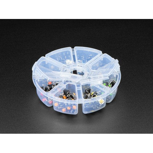 Adafruit 6mm タクトスイッチ（8色、ボックス入り）