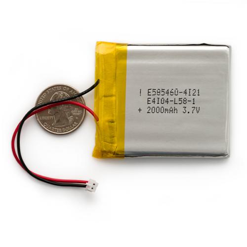 リチウムイオンポリマー電池2000mAh--販売終了