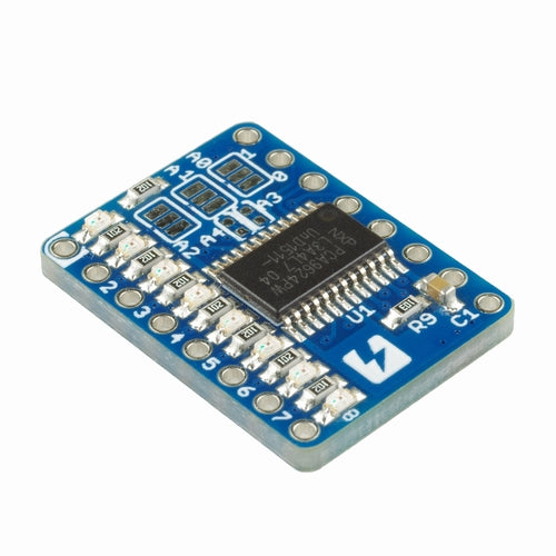 PCA9624PW 8ch I2C 電圧スイッチ型LEDコントローラ ピッチ変換済みモジュール