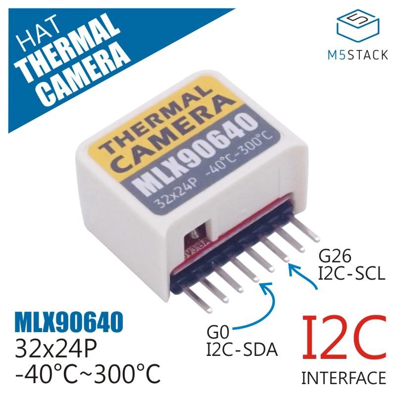 M5StickC サーマルカメラ Hat（MLX90640搭載）