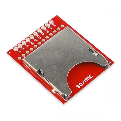 SparkFun SDカードスロット・ピッチ変換基板--販売終了