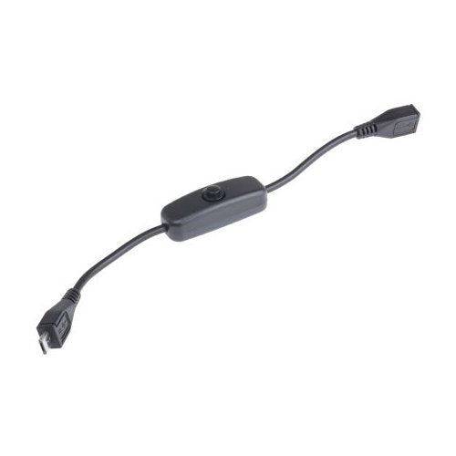 スイッチ付きUSB Micro-B中継ケーブル