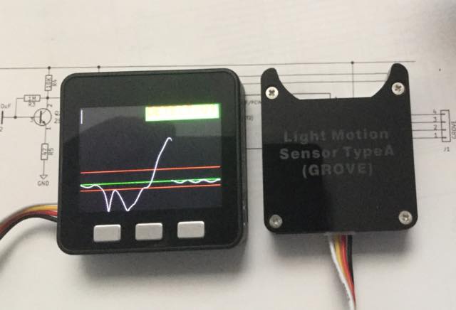 動きセンサ（Light Motion Sensor-TypeA GROVE端子用）