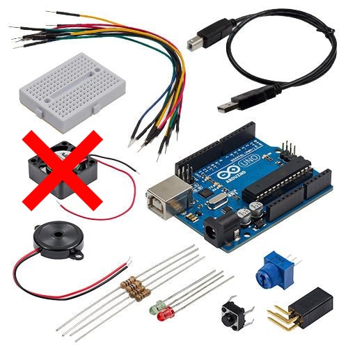 みんなのArduino入門:基本キット(DCファン抜き)