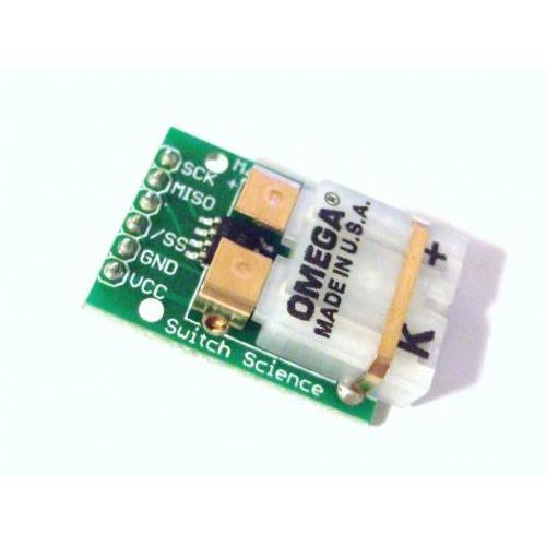 K型熱電対温度センサモジュールキット(SPI接続)MAX6675使用--販売終了