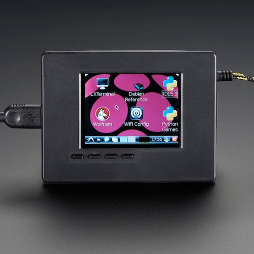 PiTFTエンクロージャ (Raspberry Pi Model B用)--販売終了
