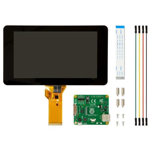 Raspberry Pi用 7インチ タッチスクリーン付き液晶ディスプレイ(RSコンポーネンツ製)--在庫限り