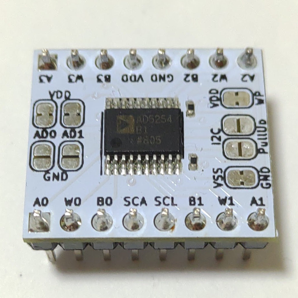 ポテンショメーターAD5254(1kΩ256ステップ)ブレイクアウトボード