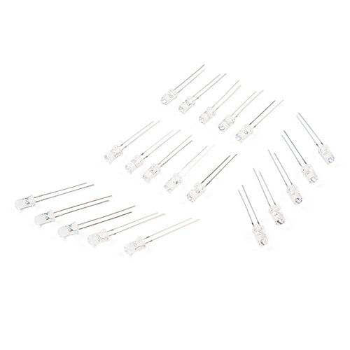 抵抗入り5mm LEDアソートパック（20個入り）