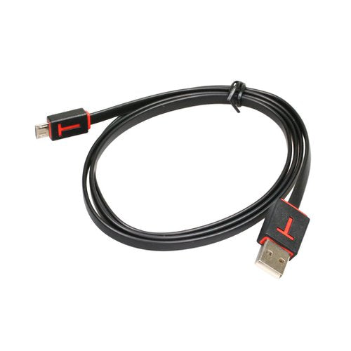 フラットUSB2.0ケーブル(A-microBタイプ)1m--在庫限り
