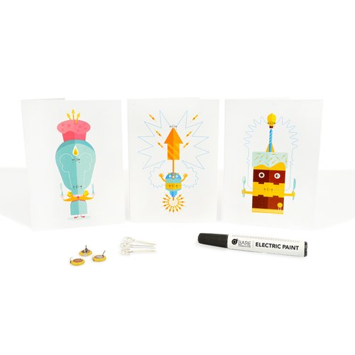 導電インクのキラキラカードセット（Celebration Circuit）--販売終了