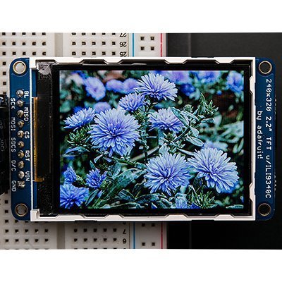 2.2インチ 18ビット色のTFT液晶ディスプレイ(microSDスロット付き)--販売終了