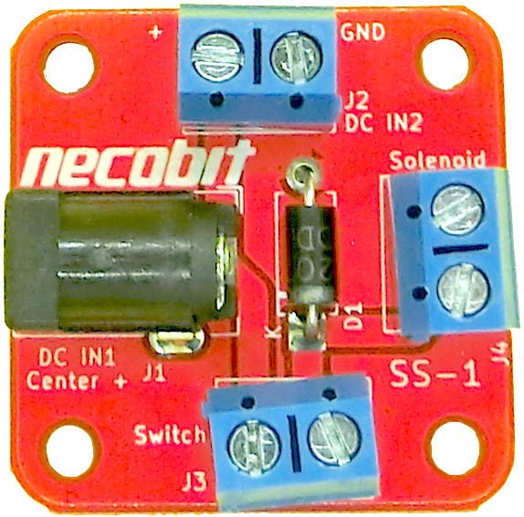 かんたんソレノイド基板 Solenoid Switch 1port SS-1