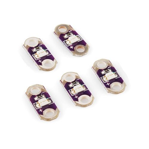 LilyPad高輝度青色LED(5個入り)--販売終了