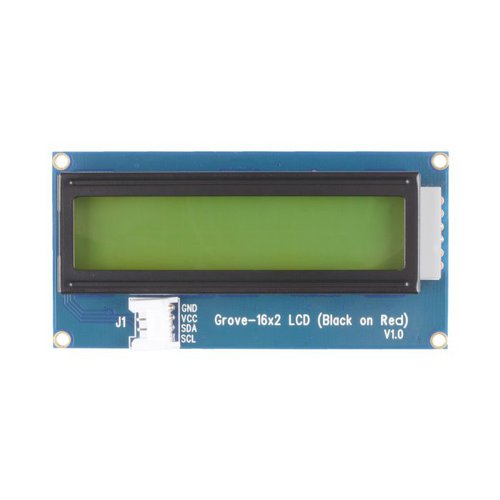 GROVE - 16 x 2 LCD(赤背景・黒文字)