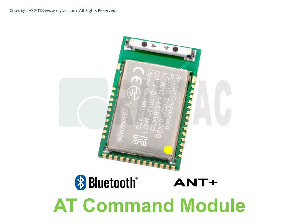 スレーブ/ペリフェラル用 ATコマンド対応 MDBT42Q モジュール（チップアンテナ）--販売終了