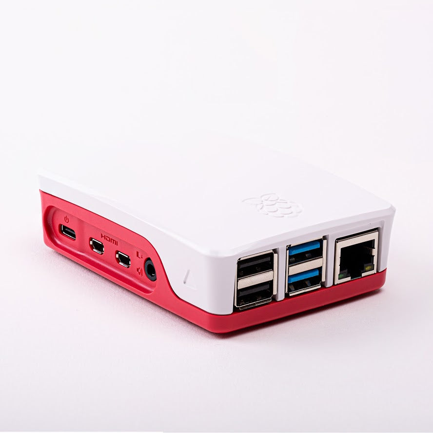 Raspberry Pi 4 用オフィシャルケース 赤/白