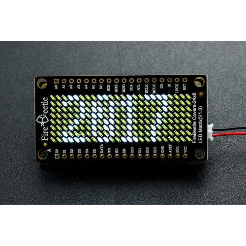 《お取り寄せ商品》FireBeetle Covers-24×8 LED Matrix (White)