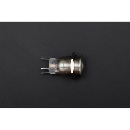 《お取り寄せ商品》Metal illuminated pushbutton-Blue Ring