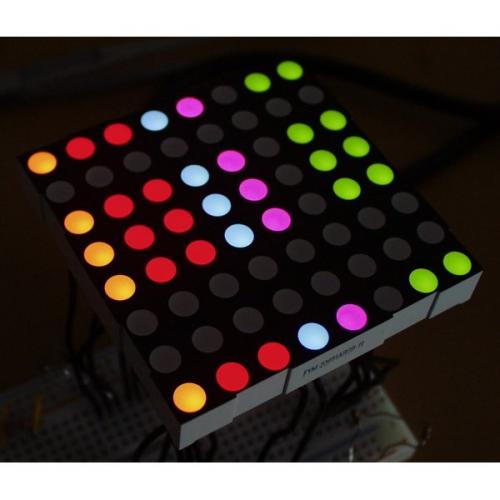 フルカラーLEDマトリックス8×8--販売終了
