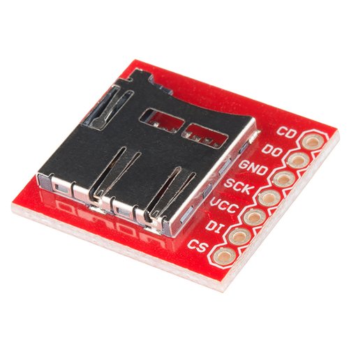 SparkFun マイクロSDカードスロット・ピッチ変換基板