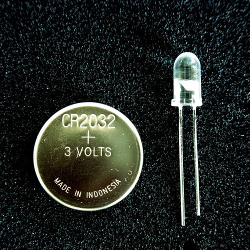 LED(青)とCR2032のセット--販売終了