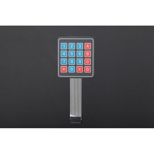《お取り寄せ商品》Sealed Membrane 4*4 button pad with sticker