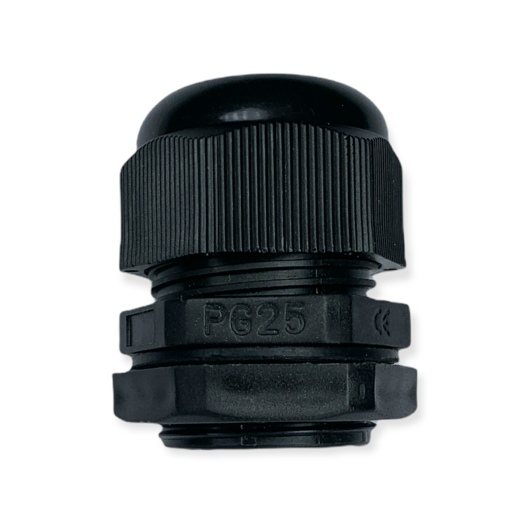 Conector PG25 nylon negro Ip68