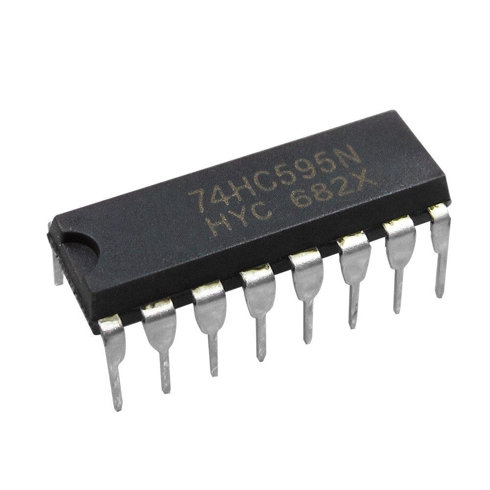 Registro de corrimiento de 8 bits 74hc595