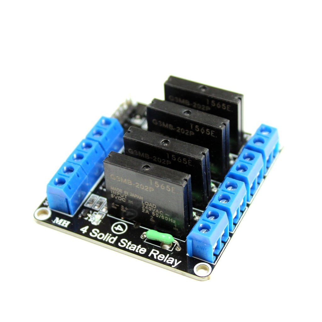 Módulo Relevador Estado Solido 4 Canales 2A Arduino