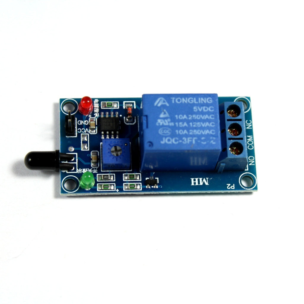 Sensor de flama con relevador