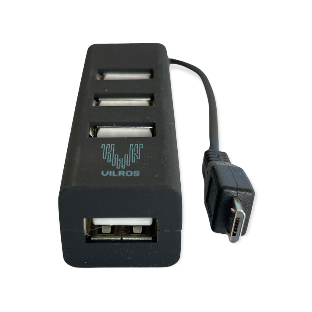 Adaptador micro usb a USB 4 puertos OTG
