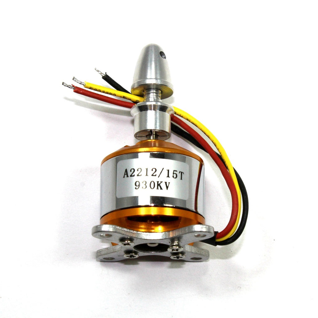Motor sin escobillas (Brushless) A2212/15T KV930 para drone