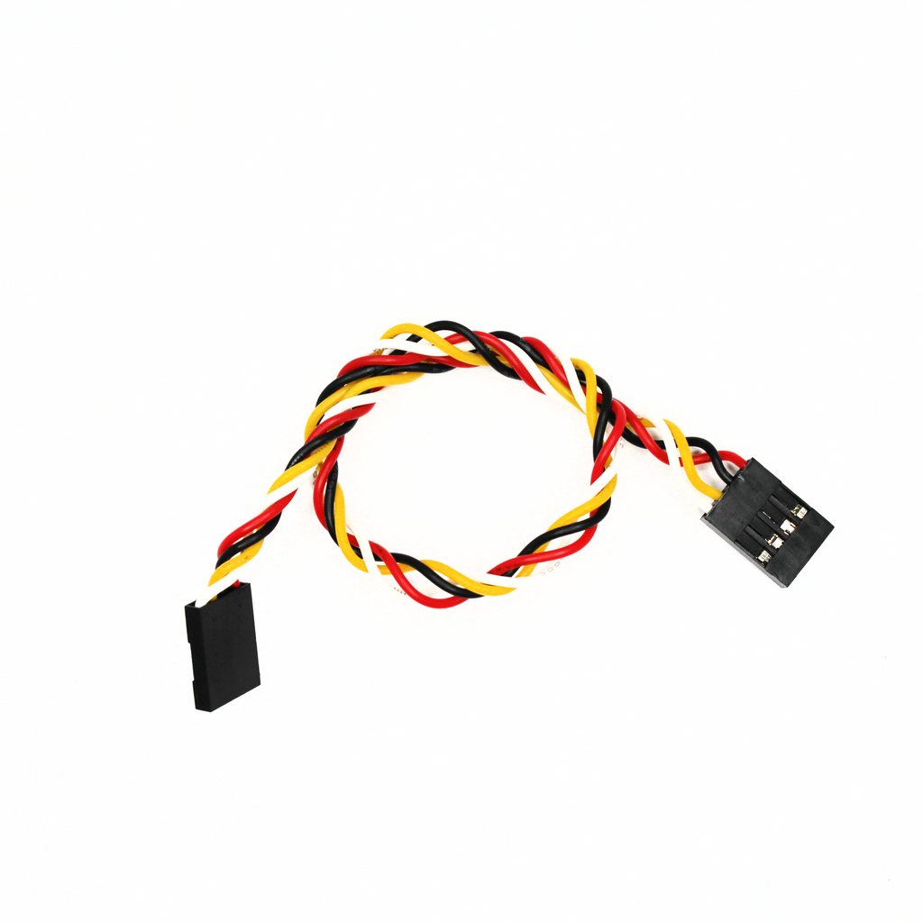 Cable jumper de 4 pines 20 cm hembra hembra