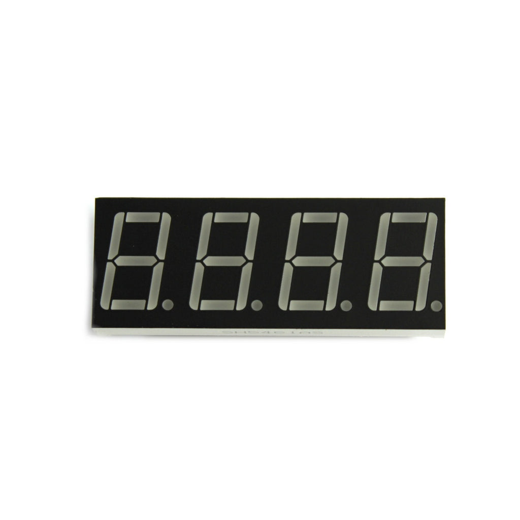 Display rojo de 7 segmentos 4 dígitos cátodo común SH5261AS