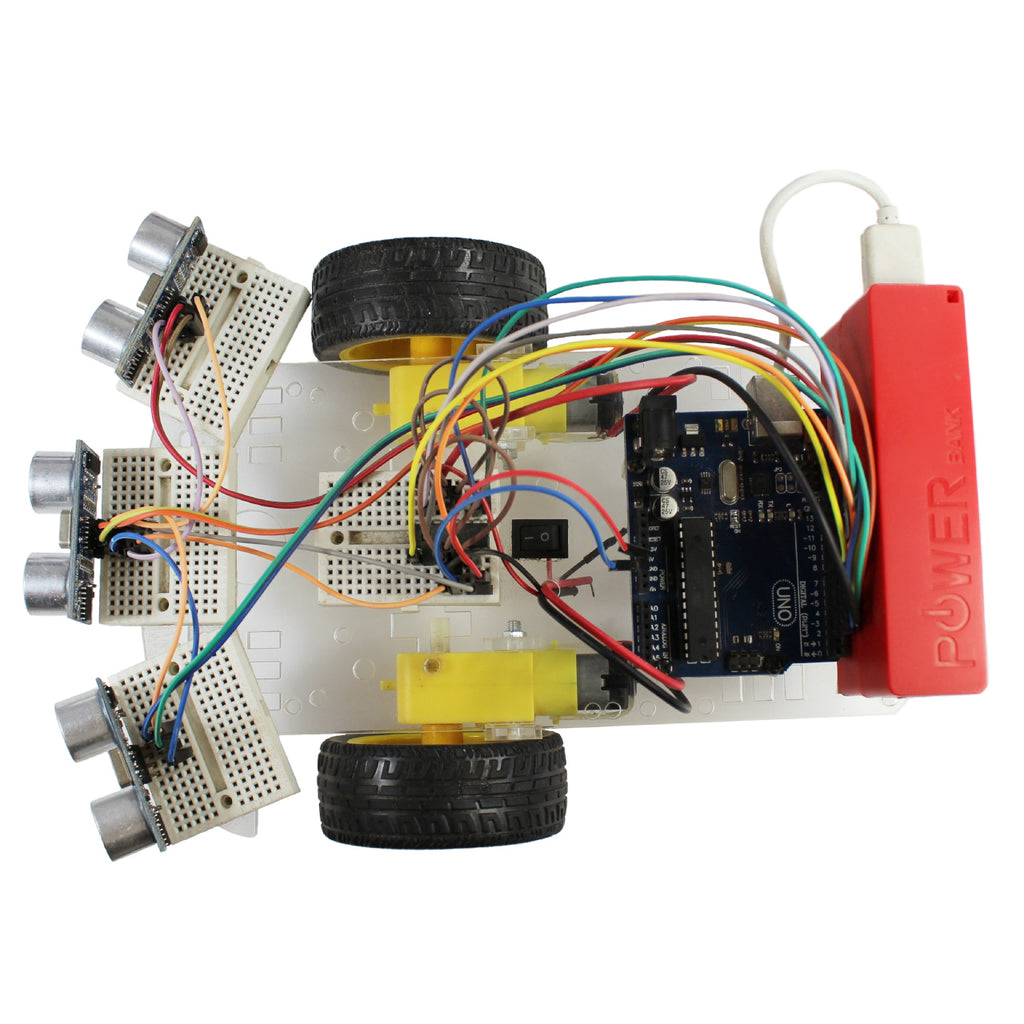 Kit robot evasor de obstáculos para Arduino