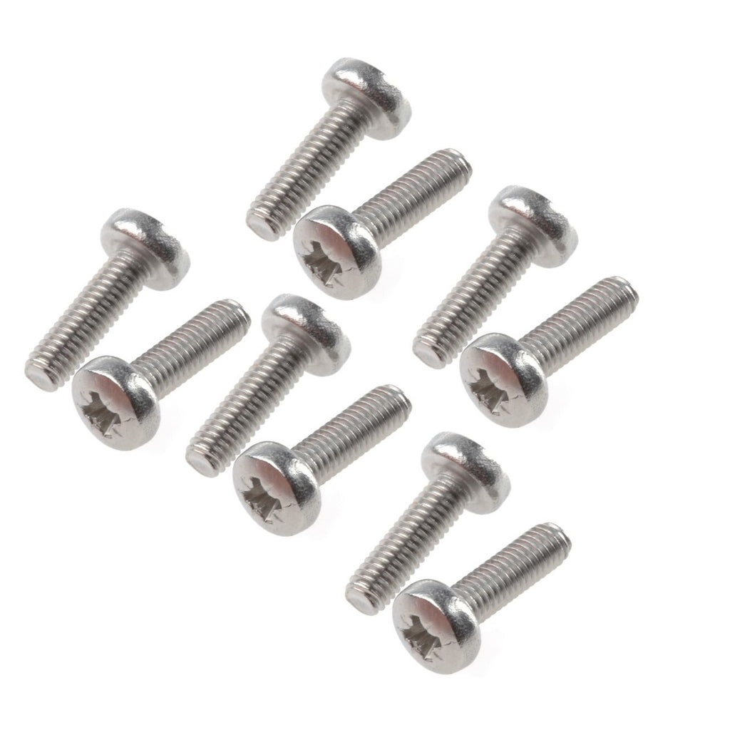 Paquete con 10 tornillos M2 10 mm y 10 tuercas M2