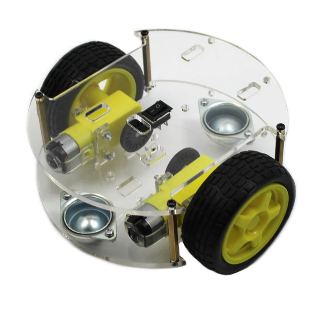 Kit Chasis de 2 Ruedas “Bola” Transparente