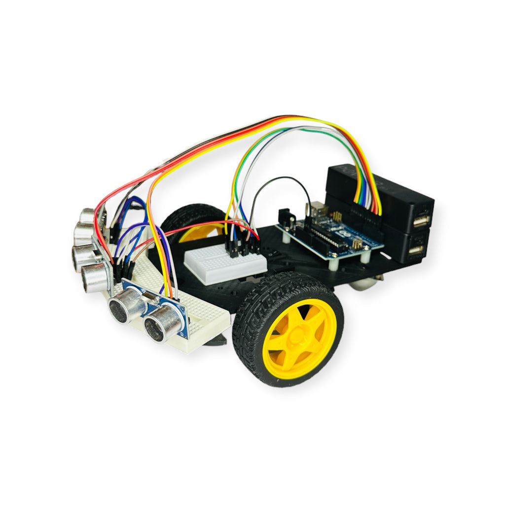 Kit robot evasor de obstáculos para Arduino con Chasis 3D