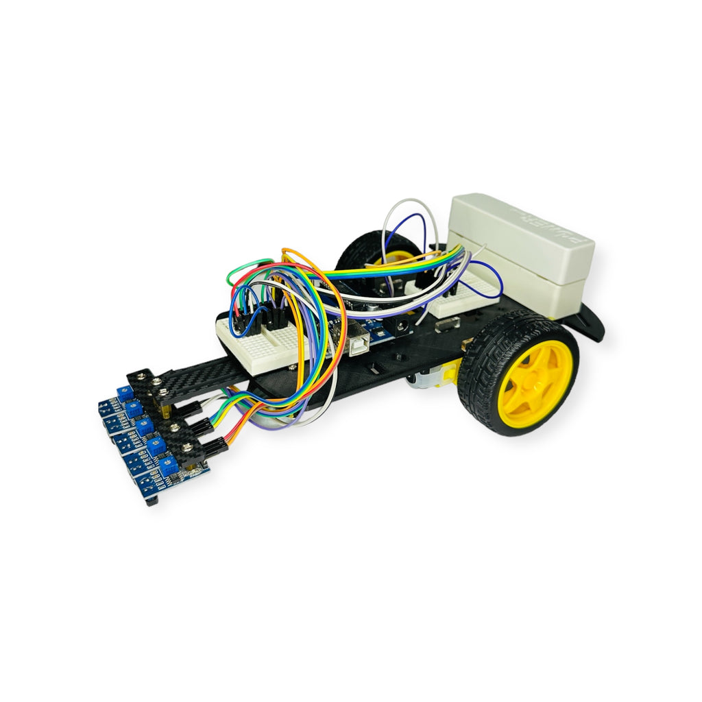 Kit robot seguidor de línea para Arduino con Chasis 3D