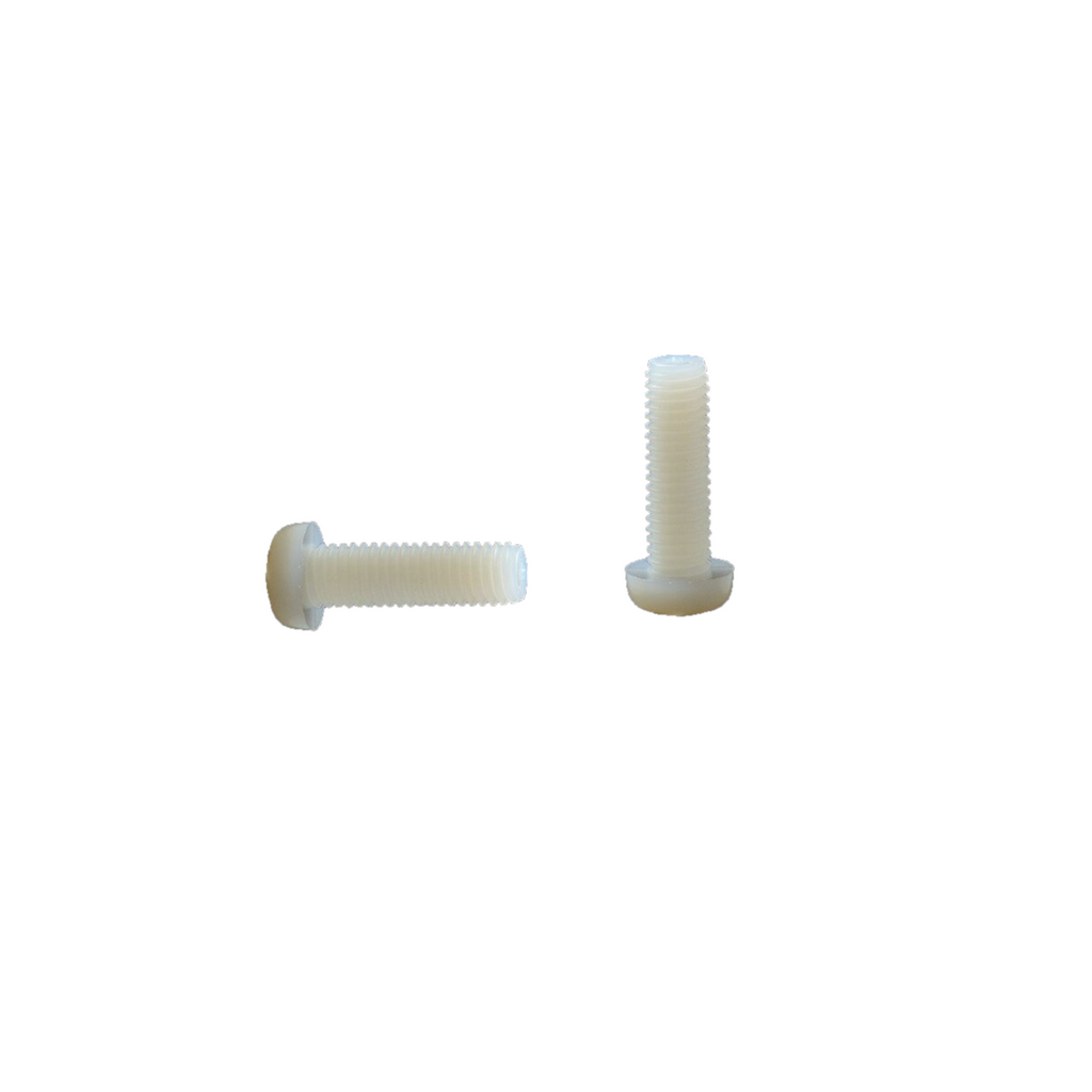 Paquete con 10 tornillos de Nylon M3 8 mm