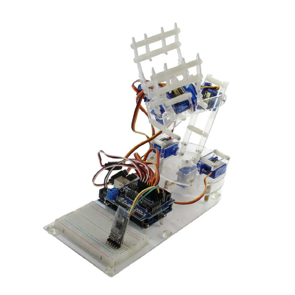 Kit brazo robot acrílico 6 DOF