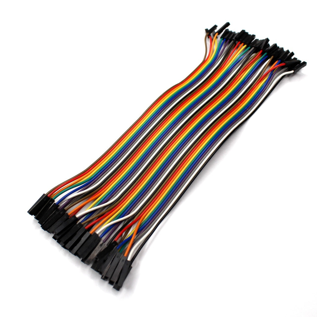 40 Cables Dupont Hembra a Hembra 20 cm